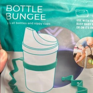 Bottle Bungee for Kids' Bottles and Sippy Cups - Purple